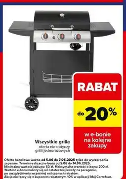 Carrefour Grill gazowy oferta