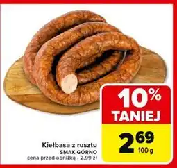 Carrefour Kiełbasa z rusztu Smak Górno oferta