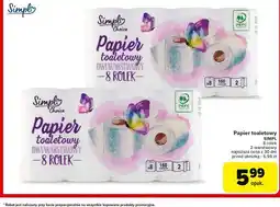 Carrefour Papier toaletowy dwuwarstwowy Simpl oferta