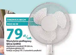 Auchan Wentylator podłogowy q.6846 Qilive oferta