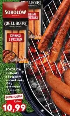 Kaufland Sokołów Kiełbaski z boczkiem lub karkówką oferta