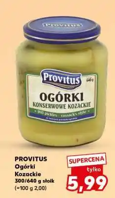 Kaufland PROVITUS Ogórki kozackie oferta