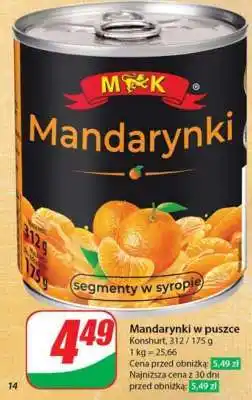 Dino Mandarynki w puszce oferta