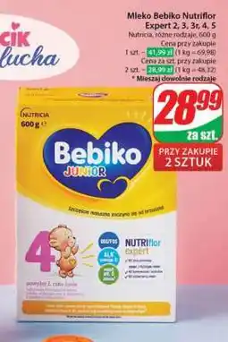 Dino Mleko Bebiko Nutriflor Expert 2, 3, 3r, 4, 5 oferta