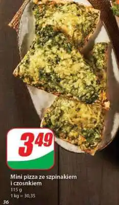 Dino Mini pizza ze szpinakiem i czosnkiem oferta