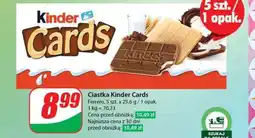 Dino Ciastka Kinder Cards oferta