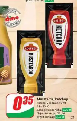 Dino Musztarda, ketchup oferta