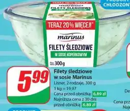 Dino Filety śledziowe w sosie Marinus oferta