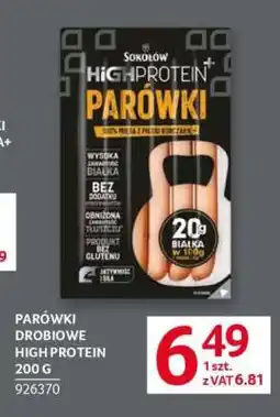 Selgros Parówki drobiowe High Protein 200 g oferta
