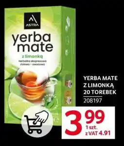 Selgros Yerba Mate z limonką 20 torebek oferta