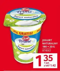 Selgros Jogurt naturalny Zott Primo oferta