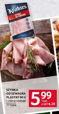 Selgros SZYNKA OD SZWAGRA PLASTRY 90 G oferta