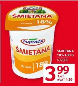 Selgros ŚMIETANA 18% 400 G oferta