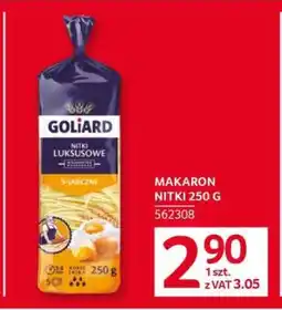 Selgros Makaron Nitki 250 g oferta