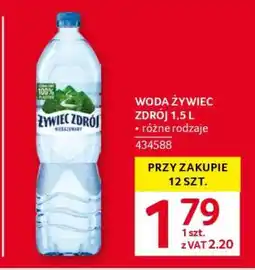 Selgros WODA ŻYWIEC ZDRÓJ 1,5 L oferta