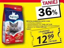 Selgros PREVITAL KARMA DLA KOTA, 1,4 KG oferta