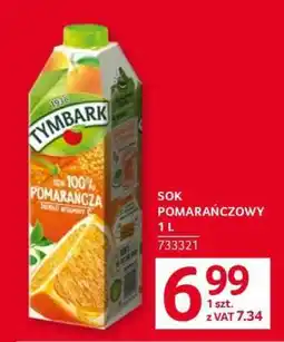 Selgros Sok pomarańczowy Tymbark 1L oferta