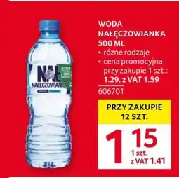 Selgros WODA NAŁĘCZOWIANKA 500 ML oferta