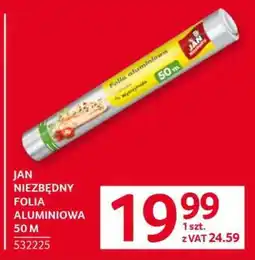 Selgros JAN NIEZBĘDNY FOLIA ALUMINIOWA 50 M oferta