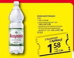 Selgros Woda Muszynianka 1,5L oferta