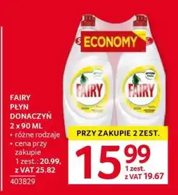 Selgros FAIRY PŁYN DO NACZYŃ 2 x 900 ML oferta