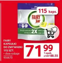 Selgros FAIRY KAPSUŁKI DO ZMYWARKI 115 SZT oferta