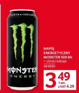 Selgros Napój energetyczny Monster 500 ml oferta
