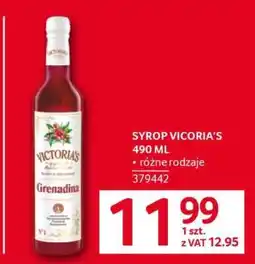 Selgros Syrop Victoria's oferta