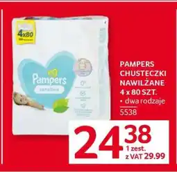 Selgros PAMPERS CHUSTECZKI NAWILŻANE 4 x 80 SZT oferta