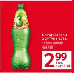 Selgros NAPÓJ ZBYSZKO 3 CYTYNY 1,75 L oferta