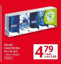 Selgros VELVET CHUSTECZKI 10 x 10 SZT oferta