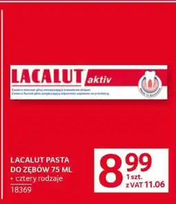 Selgros Lacalut Pasta do Zębów 75 ml oferta