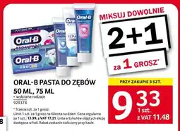 Selgros ORAL-B PASTA DO ZĘBÓW 50 ML, 75 ML oferta