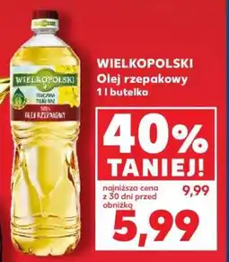 Kaufland WIELKOPOLSKI Olej rzepakowy 1 l butelka oferta