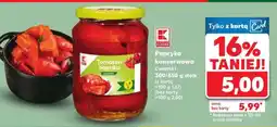 Kaufland Papryka konserwowa ćwiartki 300/650 g słoik oferta