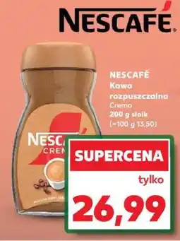 Kaufland NESCAFÉ Kawa rozpuszczalna Crema 200 g słoik oferta