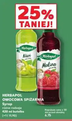 Kaufland HERBAPOL OWOCOWA SPIŻARNIA Syrop oferta