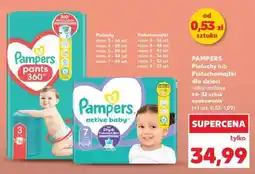 Kaufland PAMPERS Pieluchy lub Pieluchomajtki dla dzieci oferta