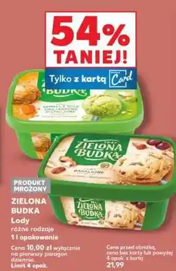 Kaufland ZIELONA BUDKA Lody oferta