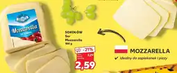 Kaufland Sokołów Ser Mozzarella 100 g oferta