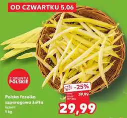 Kaufland Polska fasolka szparagowa żółta luzem 1 kg oferta