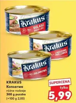 Kaufland KRAKUS Konserwa oferta