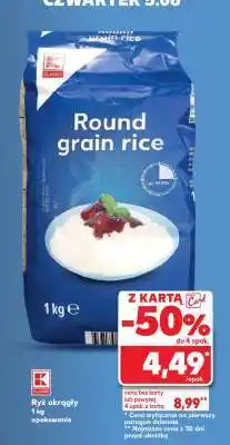 Kaufland Ryż okrągły oferta
