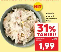 Kaufland Sałatka z surimi i ananasem 100 g oferta