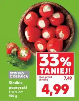 Kaufland Słodkie papryczki z serkiem 100 g oferta