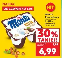 Kaufland MONTE Deser mleczny oferta