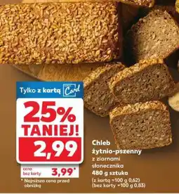 Kaufland Chleb żytnio-pszenny z ziarnami słonecznika oferta