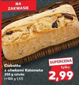 Kaufland Ciabatta z oliwkami Kalamata oferta