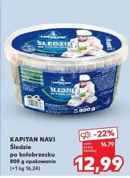 Kaufland KAPITAN NAVI Śledzie po kołobrzesku oferta
