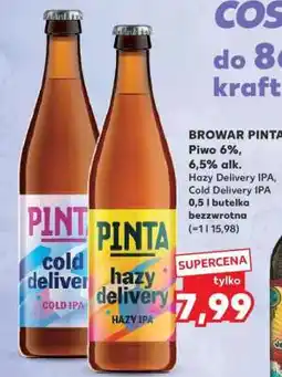 Kaufland BROWAR PINTA Piwo 6%, 6,5% alk oferta